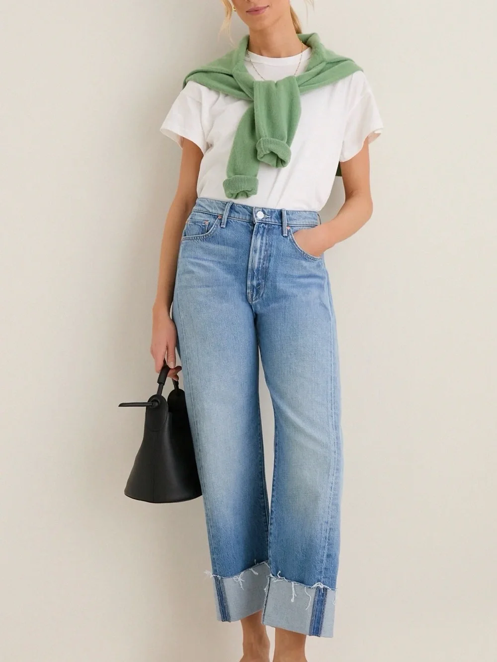 NWT! MOTHER half pipe ankle cuff fray - Picture 2 of 7